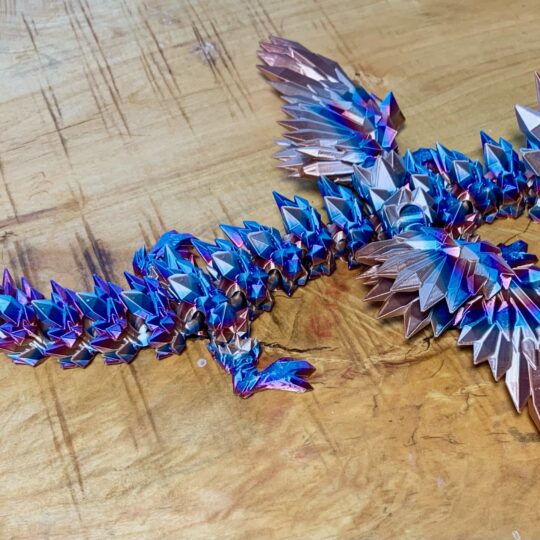 Crystalwing Dragon Fully Articulated wings.  13 inch wingspan.